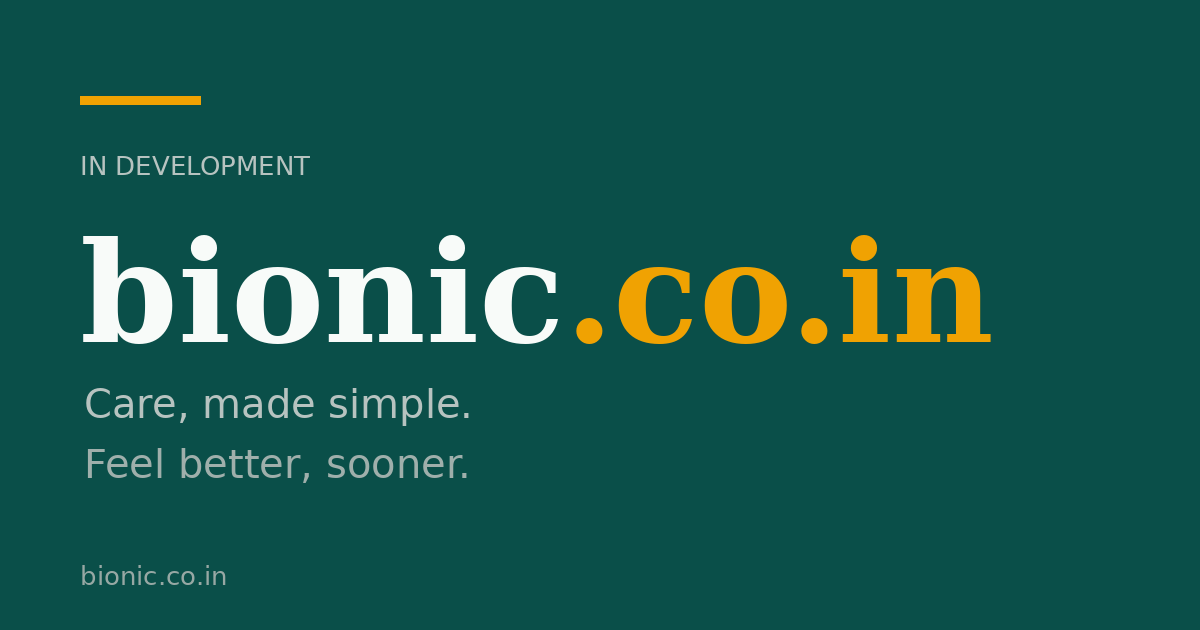 Link preview image for bionic.co.in